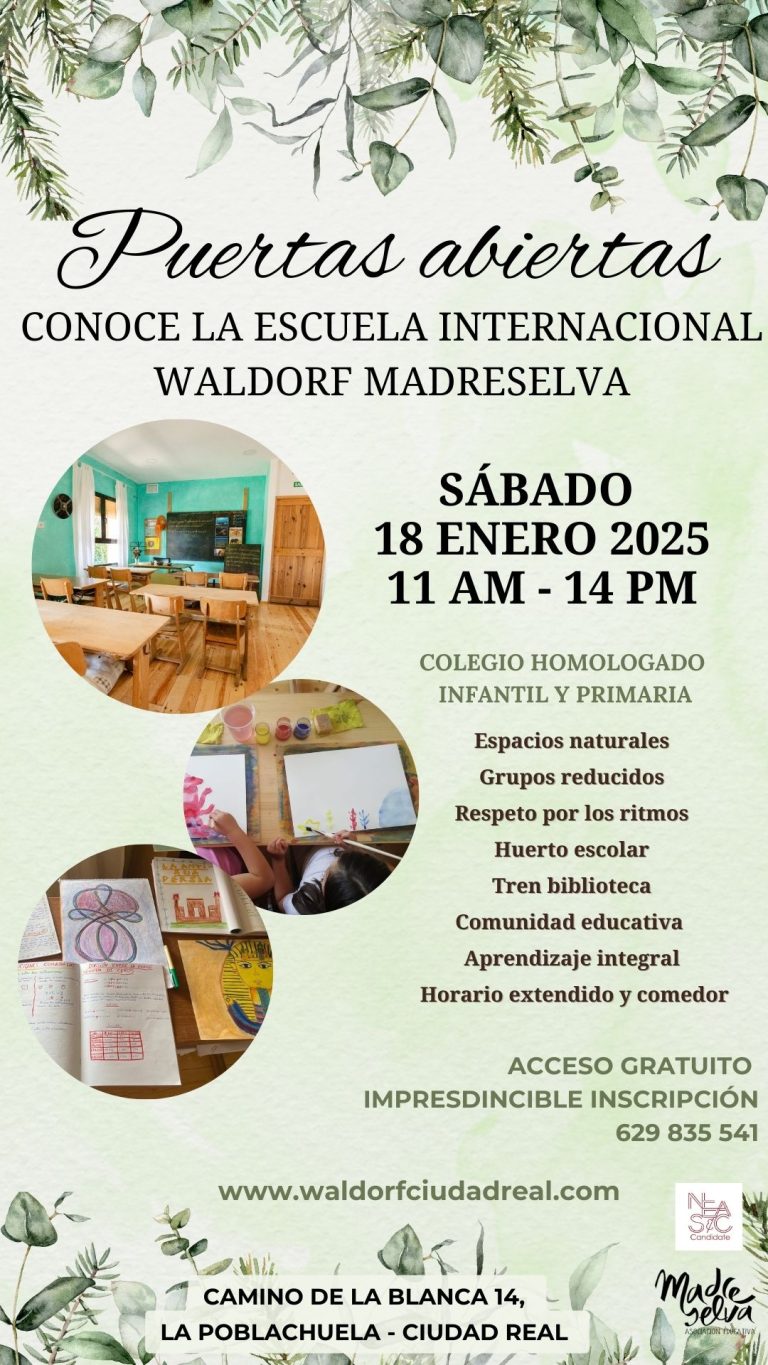 La Escuela Internacional Waldorf Madreselva celebra jornada de puertas abiertas