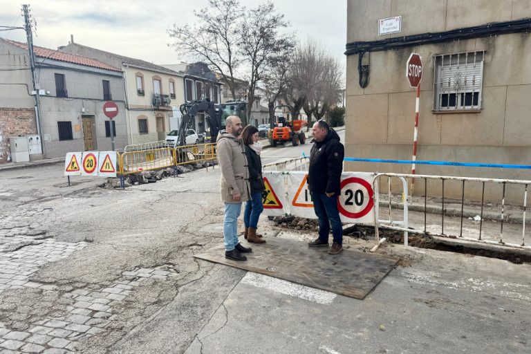 Comienzan las obras de mejora en la red de abastecimiento de agua potable en Argamasilla de Calatrava