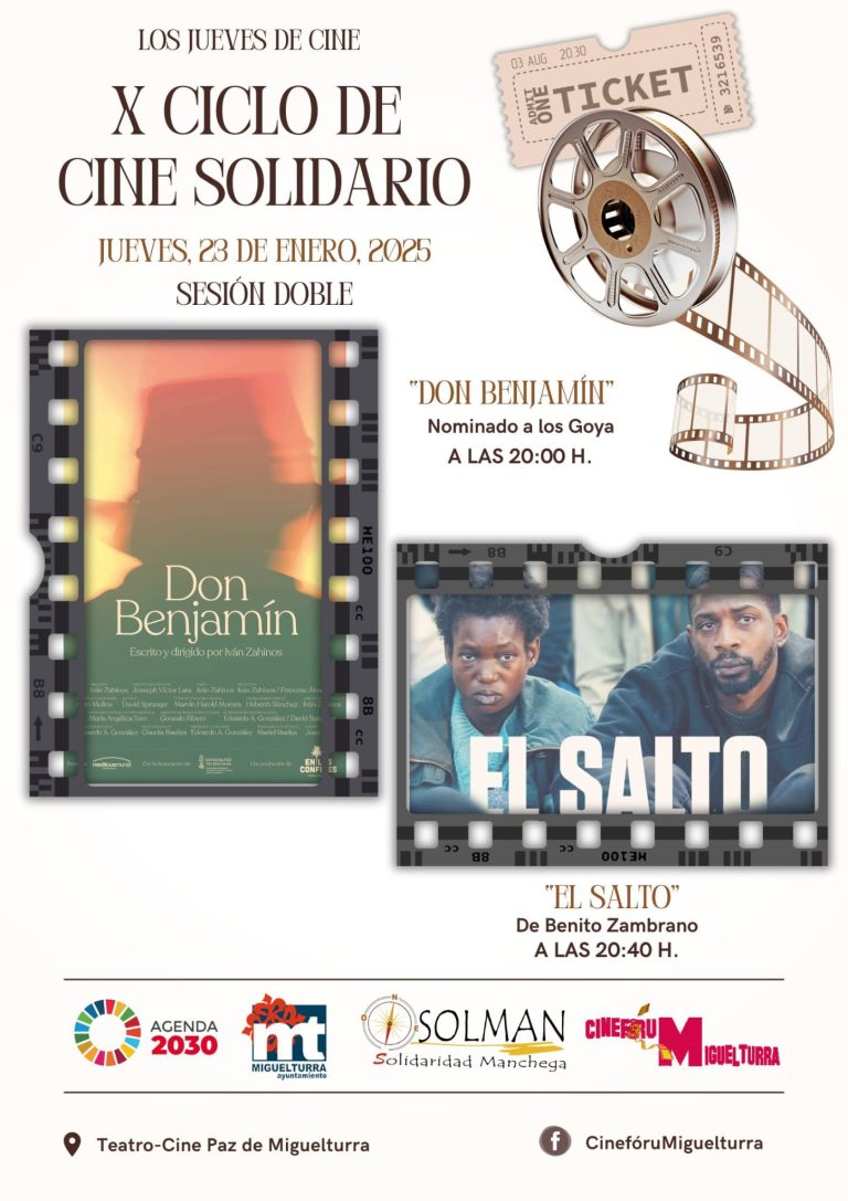 Miguelturra acoge el X Ciclo de Cine Solidario