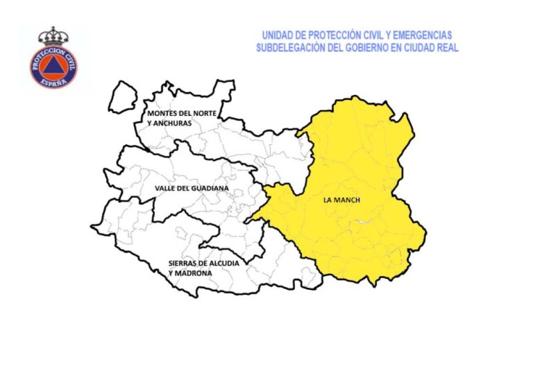 La provincia de Ciudad Real, en alerta por temperaturas de hasta seis grados bajo cero