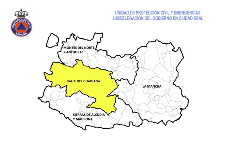 Ciudad Real y el valle del Guadiana, en alerta por temperaturas de hasta cuatro grados bajo cero