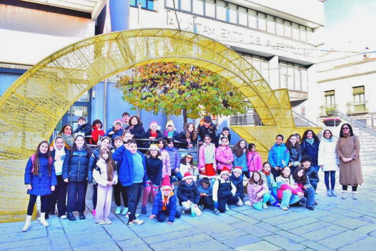 Puertollano: Los belenes, las estrellas y el gran árbol luminoso han sido los espacios preferidos por los escolares durante la Navidad