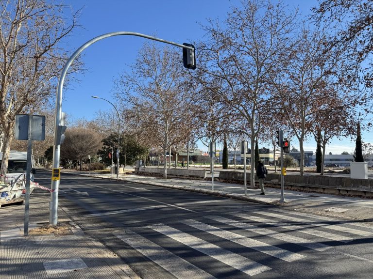 Nuevos cruces regulados con semáforo en Ciudad Real para mejorar la seguridad de los peatones