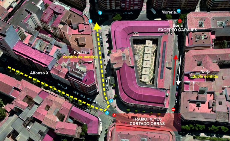 Ciudad Real: Anuncian cambios de circulación por la obra de peatonalización de la calle Reyes