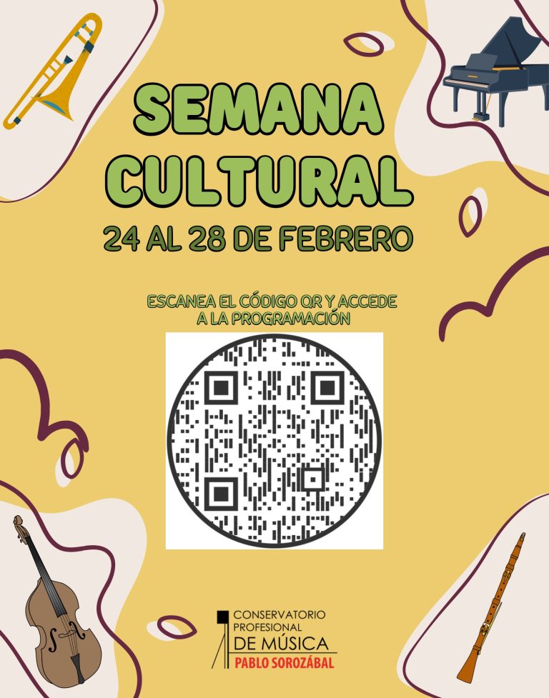 El Conservatorio Profesional de Música “Pablo Sorozábal” de Puertollano celebra su semana cultural del 24 al 28 de febrero
