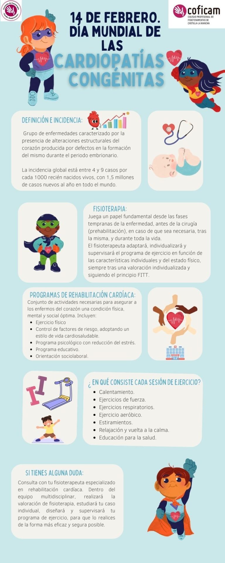 La Fisioterapia ayuda a mejorar la salud y la calidad de vida de los pacientes con cardiopatías congénitas