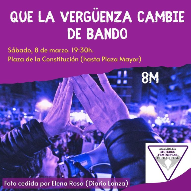 Convocatoria de manifestación del 8 de Marzo de 2025