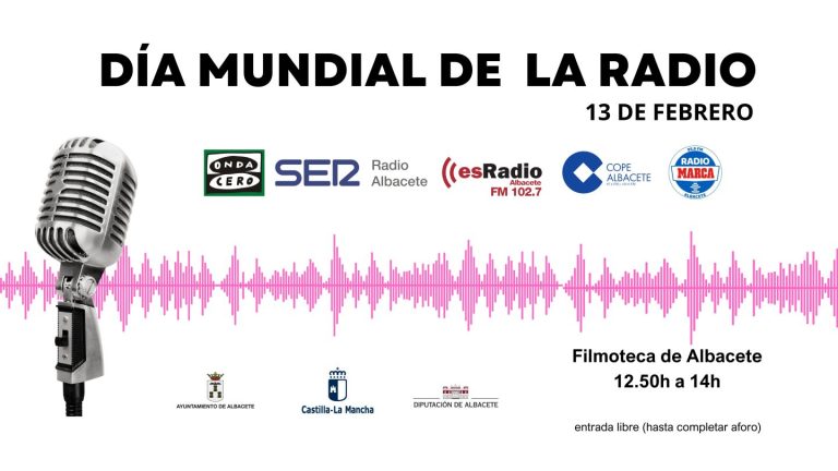 Las emisoras de radio de Albacete se unen para celebrar el Día Mundial de la Radio con un programa especial en la Filmoteca Municipal