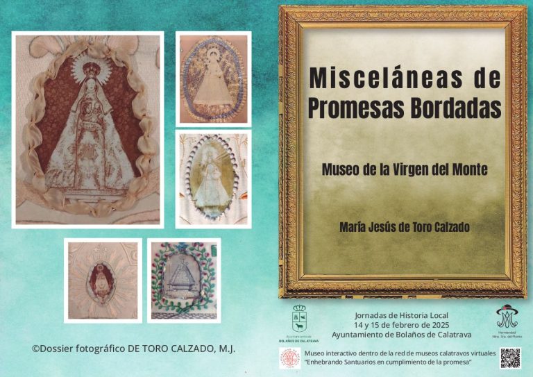 Misceláneas de promesas bordadas en el Museo de la Virgen del Monte