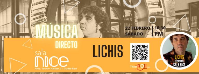 Ángel Sinpelo, Lichis, Pau Vegas y Luis Pastor, próximos conciertos en Sala Nice