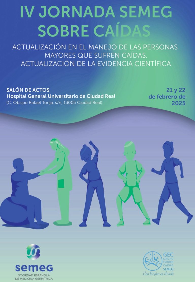 El Hospital de Ciudad Real acogerá la IV Jornada SEMEG sobre caídas
