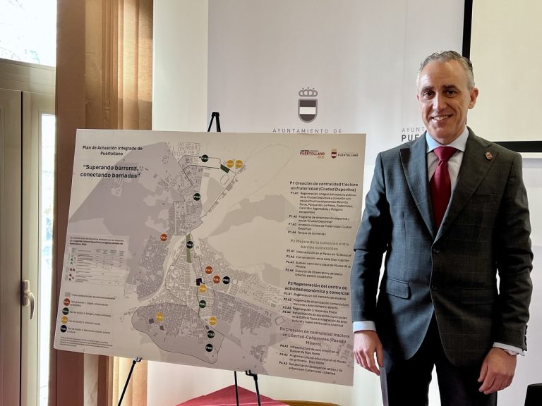 Puertollano recibirá más de 9 millones de fondos europeos para importantes proyectos de desarrollo urbano