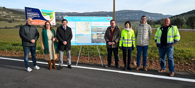 Finalizadas las obras de mejora de la carretera entre El Bonal y Porzuna por parte de la Diputación Provincial