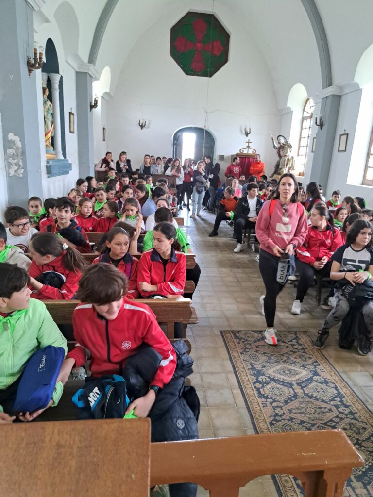 Alumnos del colegio San José visitan Asdrúbal para conocer la apasionante historia de Puertollano