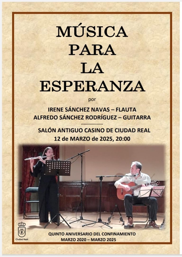 ‘Música para la esperanza’, un homenaje a la «fuerza de gigantes» que afloró durante el confinamiento, esta noche en el Antiguo Casino