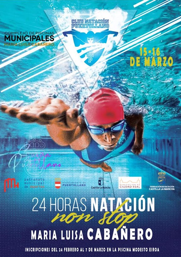 El Club Natación Puertollano organiza la 4ª edición de las 24 horas Non Stop «María Luisa Cabañero»