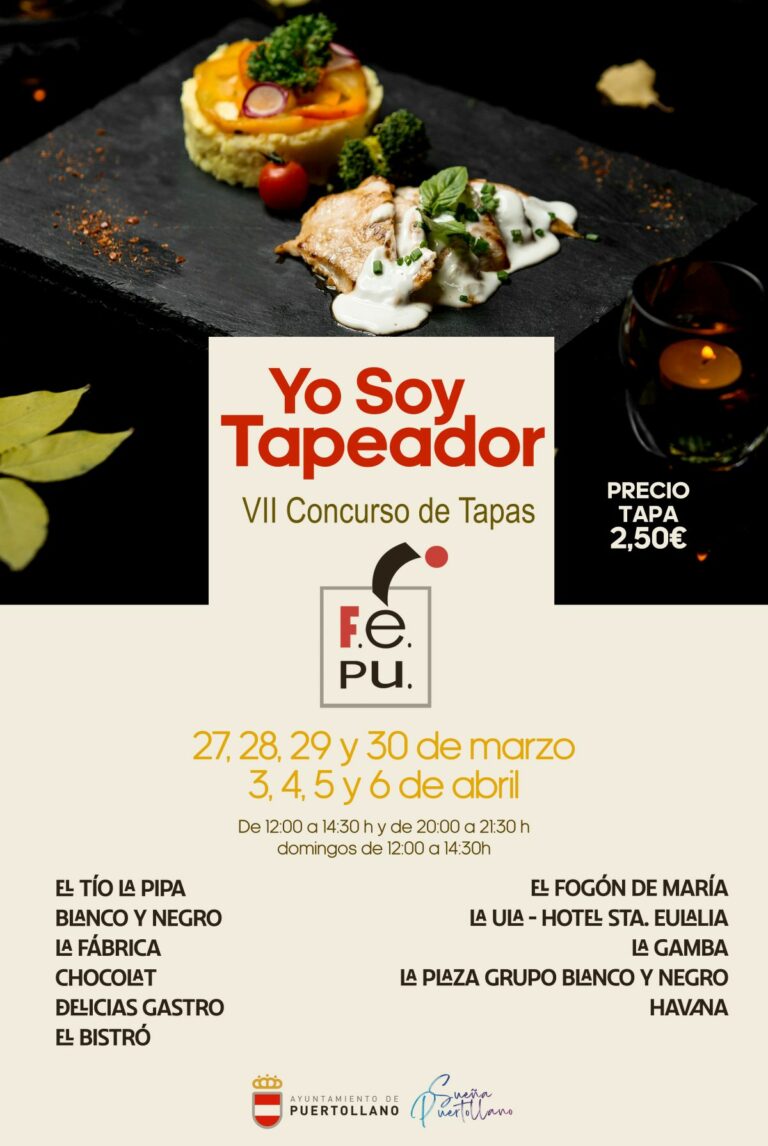 Puertollano: Once establecimientos hosteleros se suman al VII Concurso de Tapas «Yo soy tapeador»
