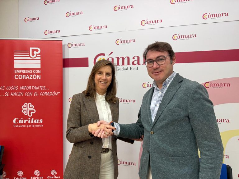 La Cámara De Comercio y Cáritas Diocesana de Ciudad Real reafirman su convenio para impulsar la inclusión social y el empleo La Cámara De Comercio y Cáritas Diocesana de Ciudad Real reafirman su convenio para impulsar la inclusión social y el empleo