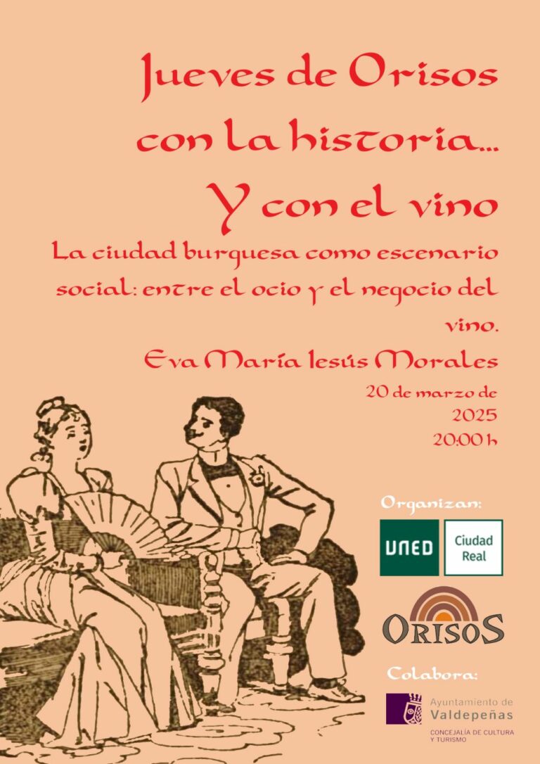 “La ciudad burguesa como escenario social: entre el ocio  y el negocio del vino”, conferencia en la UNED de Valdepeñas