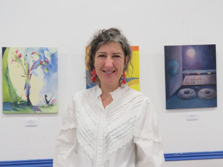 El color de la fiesta , exposición de la artista Rosa Leal Arias en la Casa de Castilla-La Mancha en Madrid