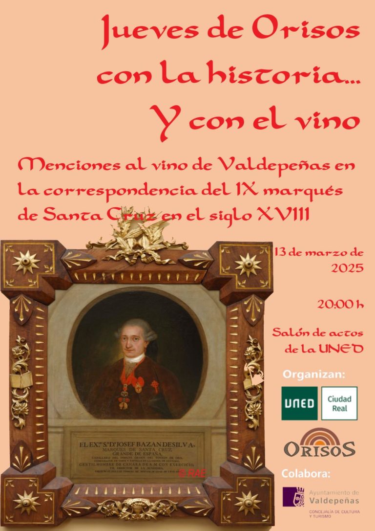 El protagonista de «Jueves de Orisos con la historia» en la UNED de Valdepeñas será el Marqués de Santa Cruz