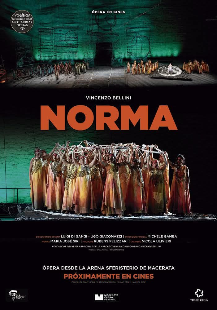 Multicines Ortega de Puertollano proyecta este jueves la ópera Norma