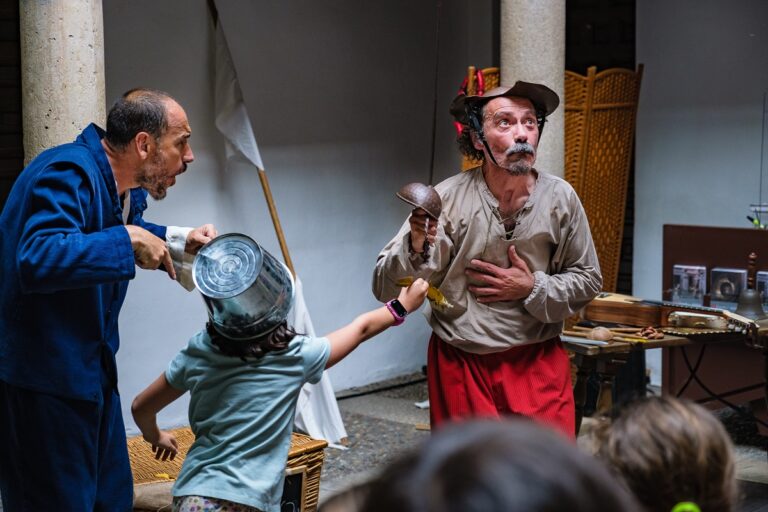 Puertollano: Títeres y actores darán vida a Cervantes en la función del domingo de teatro familiar «Soy caballero»