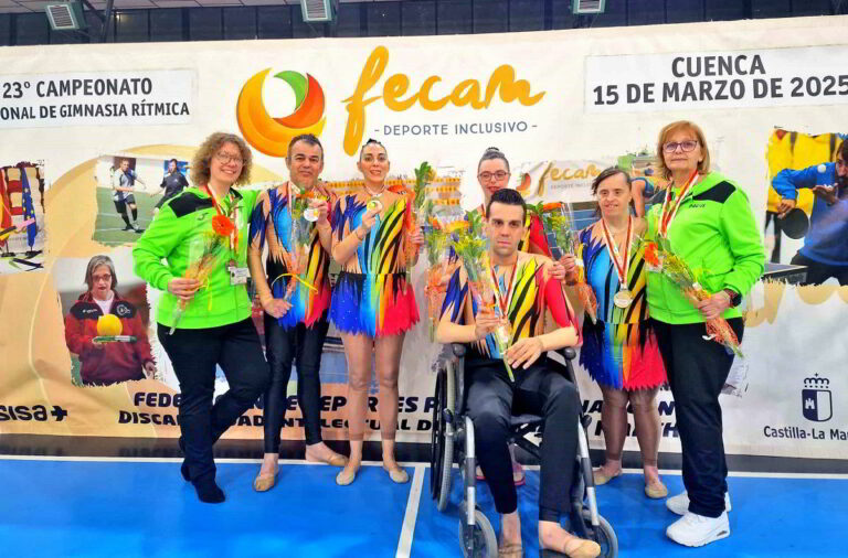 Puertollano: Cuatro medallas para los deportistas del club Fuente Agria en el Campeonato regional de gimnasia rítmica