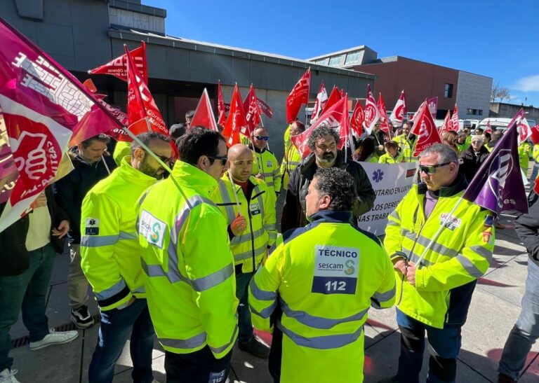 Seguimiento «masivo» del paro parcial en el transporte sanitario de la provincia de Ciudad Real