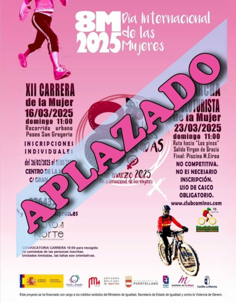 Aplazada por previsión de lluvia la VI Marcha Cicloturista de la Mujer