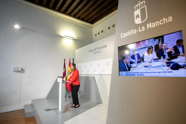 Castilla-La Mancha activa todos sus recursos ante el histórico apagón eléctrico y destaca su eficacia en la respuesta