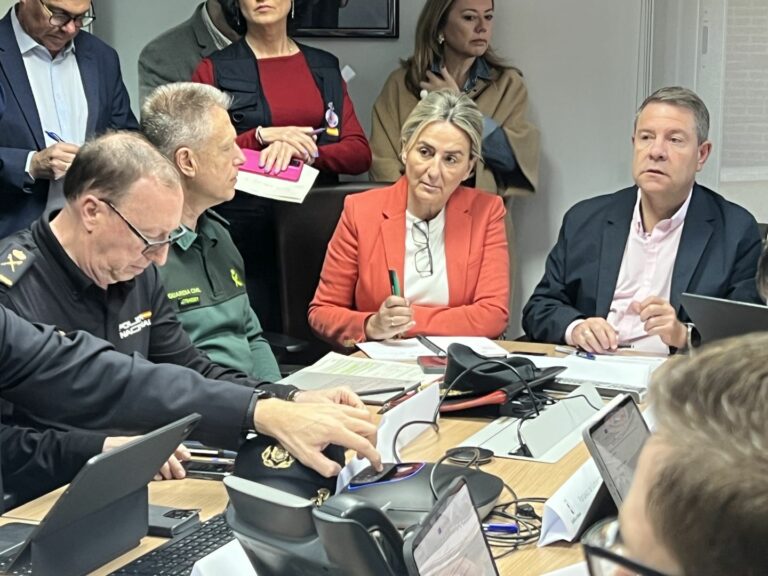 Milagros Tolón destaca que el suministro eléctrico se ha reestablecido en casi toda CLM y alaba el trabajo de las Fuerzas y Cuerpos de Seguridad del Estado