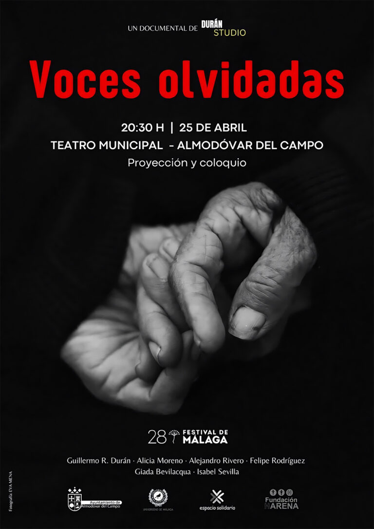Almodóvar del Campo acogerá el viernes la proyección del documental ‘Voces olvidadas’ sobre la soledad en las personas mayores