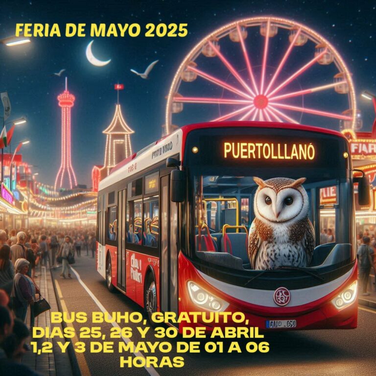 El Ayuntamiento de Puertollano habilitará un bus búho gratuito al recinto ferial