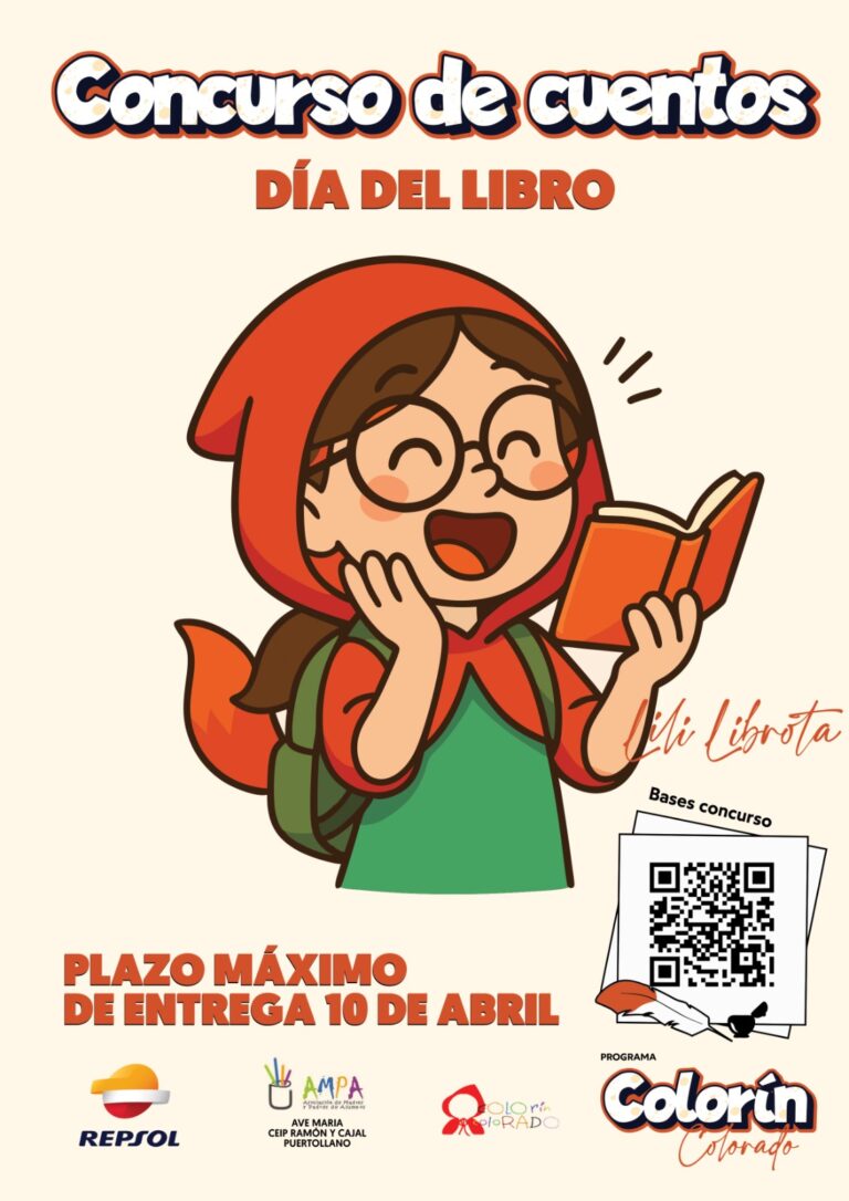 El AMPA del  CEIP Ramón y Cajal realizará un concurso de cuentos con motivo del Día del Libro incluido en el proyecto ‘Colorín, colorado’
