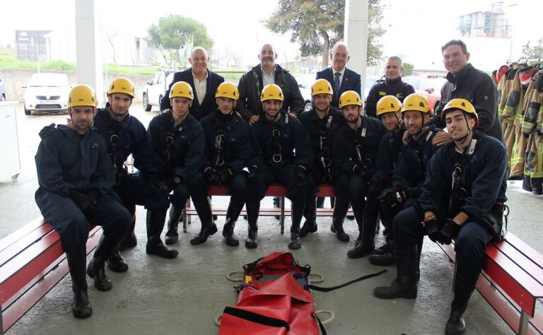 Los bomberos de nuevo ingreso en el SCIS finalizan en Puertollano su formación con el bloque de prácticas