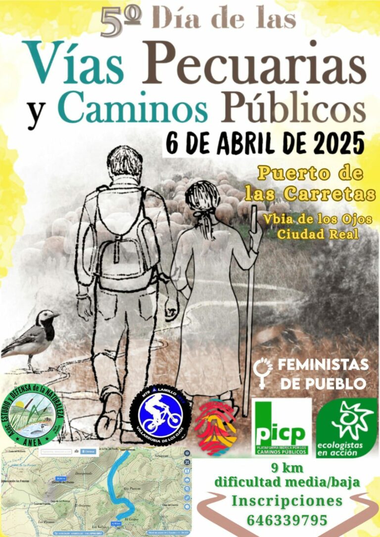 Quinto día de las vías pecuarias y caminos públicos en la provincia de Ciudad Real