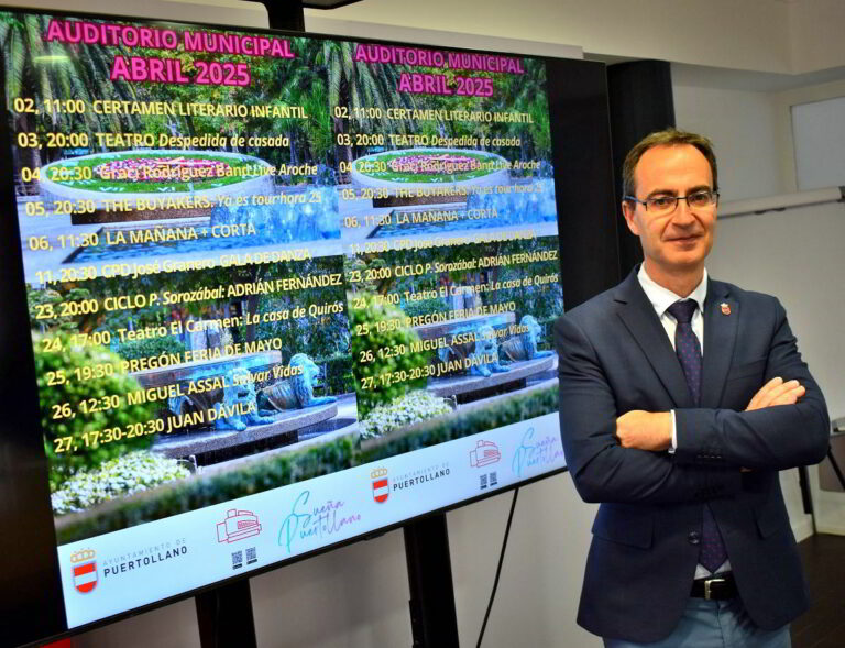 Puertollano: El humor de Juan Dávila, conciertos de Graci Rodríguez y The Buyakers y muestra de cortometrajes, en la programación de abril