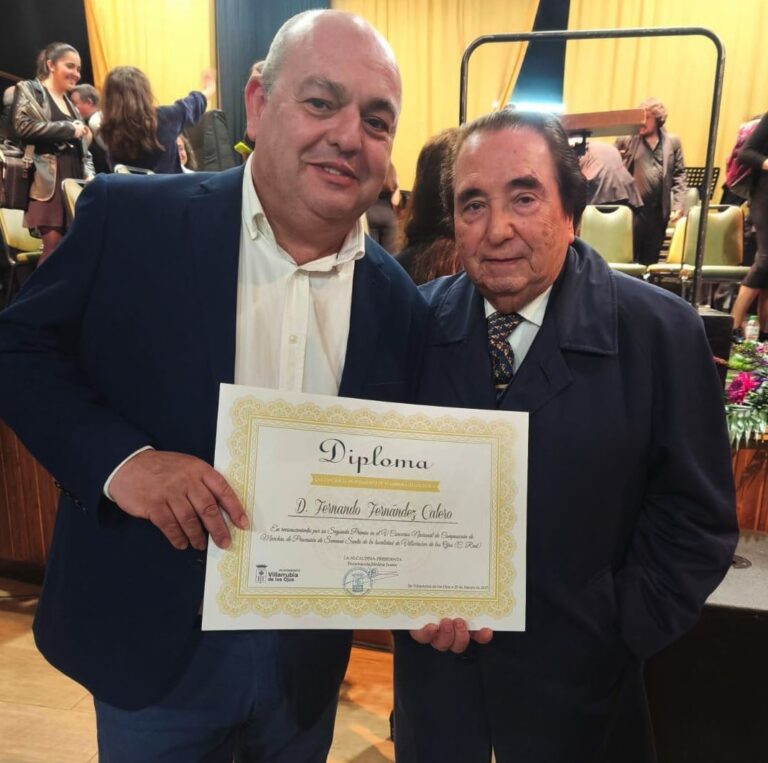 El puertollanense Fernando Fernández Calero consigue el segundo premio del V Concurso Nacional de Composición de Marchas de Procesión de Villarrubia de los Ojos