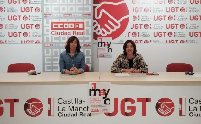 UGT y CCOO Ciudad Real llaman a la ciudadanía a salir a la calle para proteger los derechos conquistados