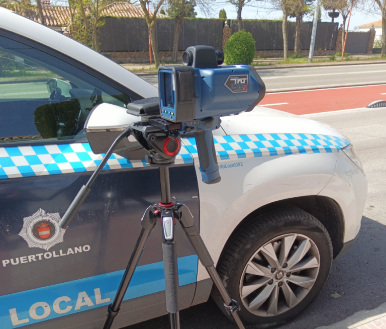 La Policía Local de Puertollano despliega radares móviles en plena campaña de velocidad