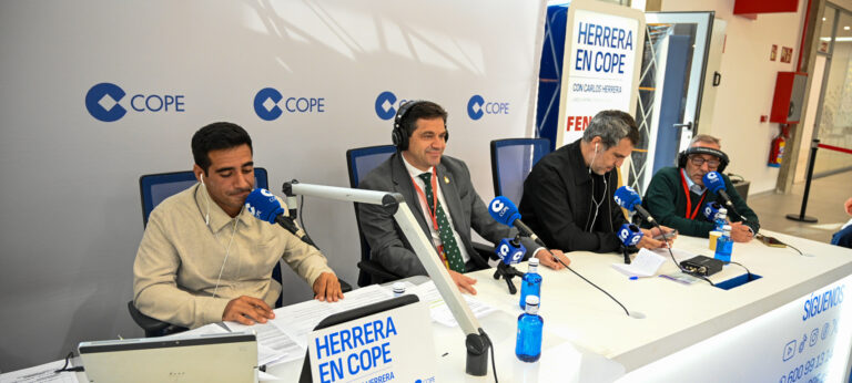 Valverde destaca en una entrevista en “Herrera en Cope” la importancia de FENAVIN como epicentro del negocio vitivinícola nacional e internacional