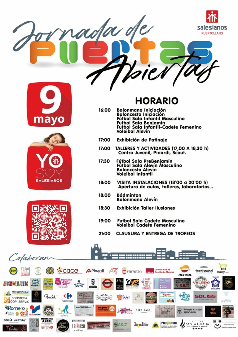 Salesianos Puertollano celebra su Jornada de Puertas Abiertas este viernes
