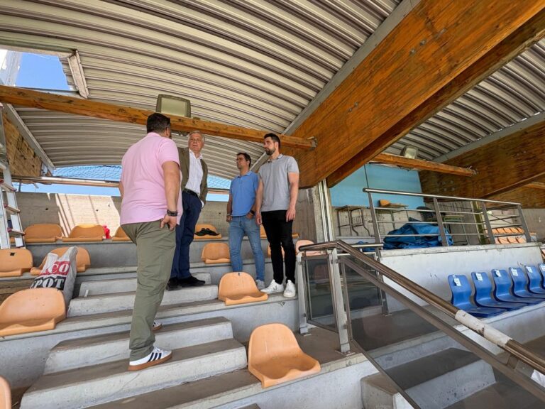 Avanzan a buen ritmo las obras de rehabilitación de la cubierta del Polideportivo Rey Juan Carlos en Ciudad Real