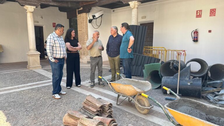 Las obras de adecuación de las cubiertas del López-Villaseñor encaran su última fase
