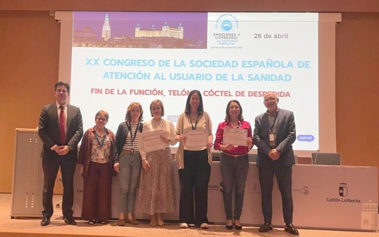 Un póster de la Gerencia de Tomelloso, premio del público en el vigésimo Congreso de la Sociedad Española de Atención al Usuario de la Sanidad