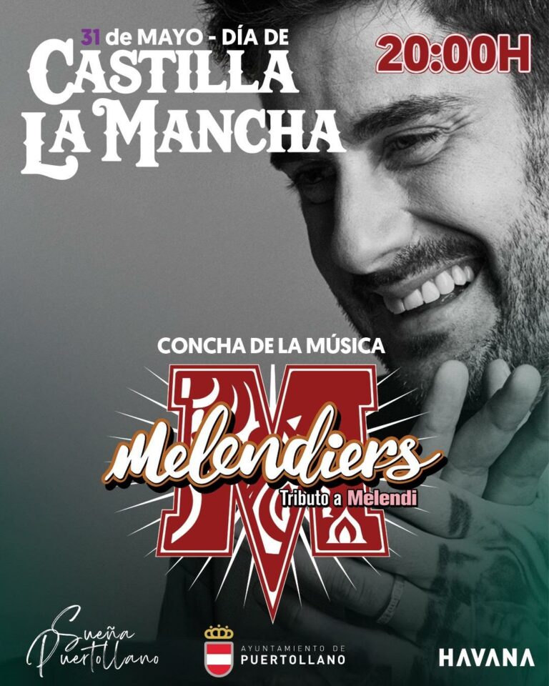 Puertollano: El restaurante Havana celebrará el Día de Castilla-La Mancha con un concierto de «Melendiers», tributo a Melendi, en el Paseo de San Gregorio