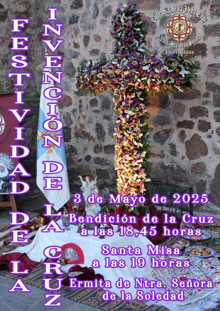 Puertollano: Puñao, imposición de medallas y bendición de las cruces de la cofradía de la Vera Cruz y Portus Planus