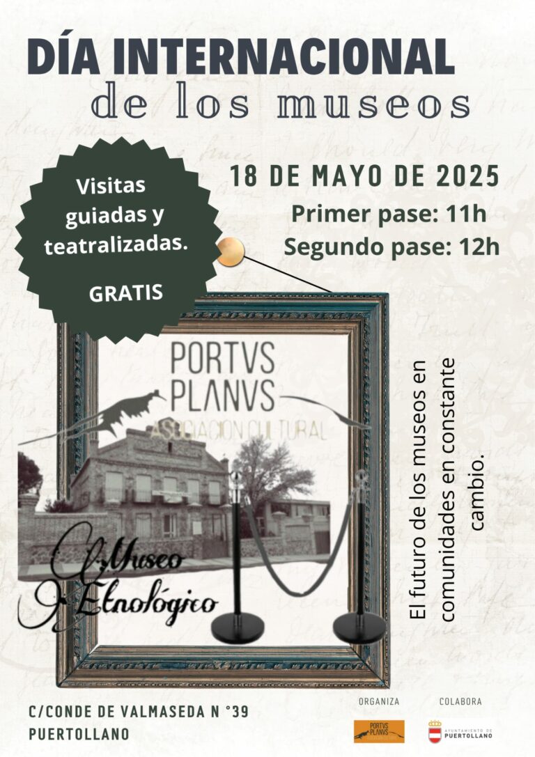 Puertollano: Visitas guiadas y teatralizadas al «Etnológico» en el día internacional de los museos Puertollano: Visitas guiadas y teatralizadas al «Etnológico» en el día internacional de los museos