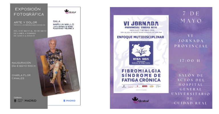 FibroReal lleva a Madrid la exposición “Arte y dolor” y organiza en Ciudad Real la VI Jornada sobre Fibromialgia y Síndrome de Fatiga Crónica